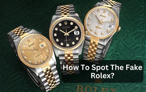 sehr gut gefakt rolex|how to identify a rolex watch.